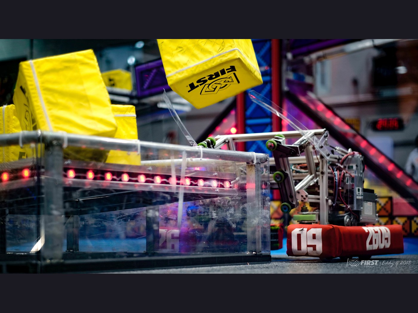 Vaultboy, a Team 2609 competition robot