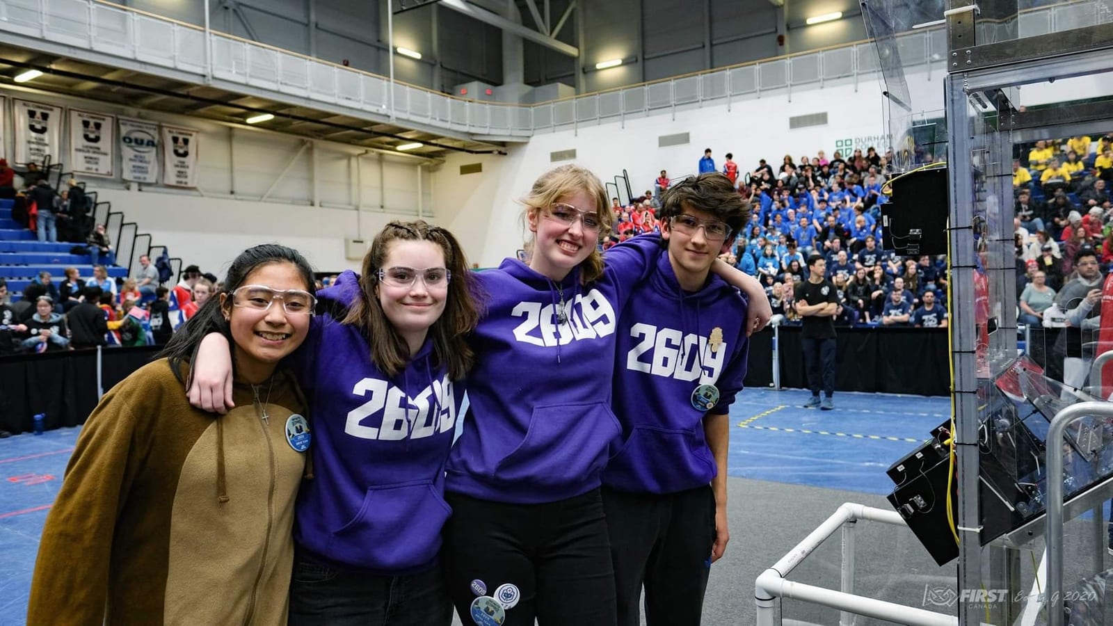 Team 2609 Beaverworx at a FIRST Robotics Competition event